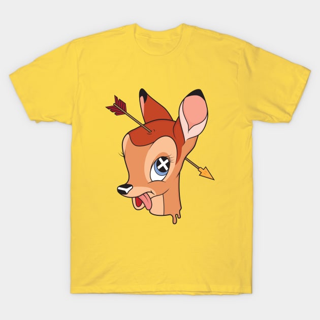 Bambi Head T-Shirt by Woah_Jonny